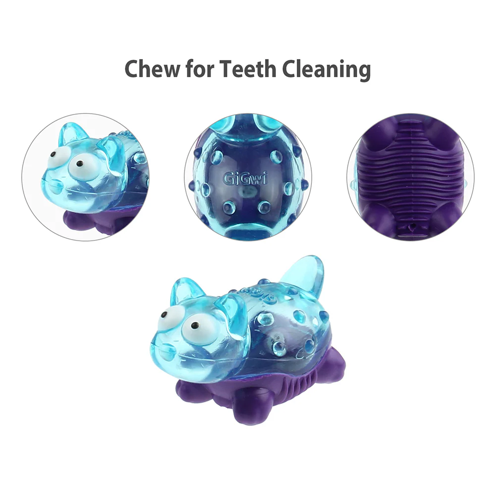 GiGwi Suppa Puppa Cat Toy for Dogs (Blue) - Image 4