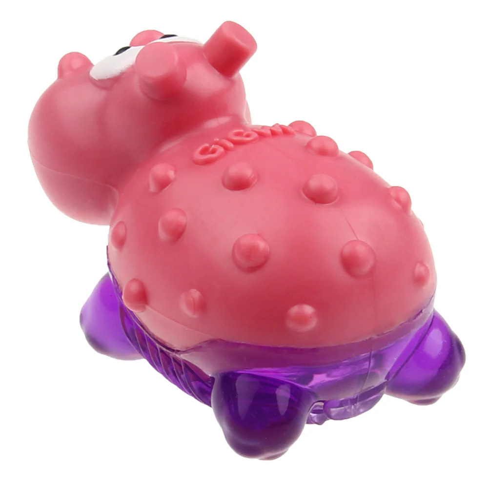 GiGwi Suppa Puppa Baby Hippo Toy for Dogs (Pink) - Image 4