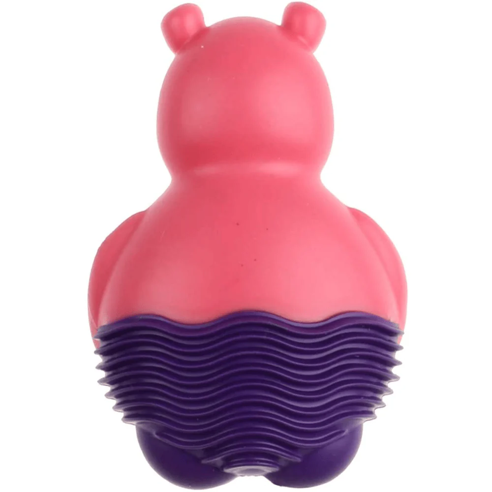 GiGwi Suppa Puppa Hippo Toy for Dogs (Pink/Purple) - Image 4