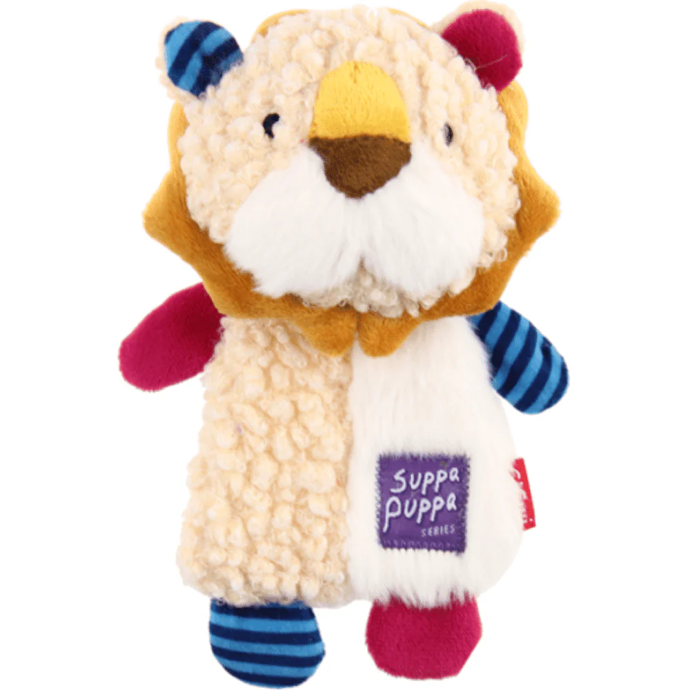 GiGwi Suppa Puppa Lion Squeaker Inside Toy for Dogs | For Soft Chewers - Image 3