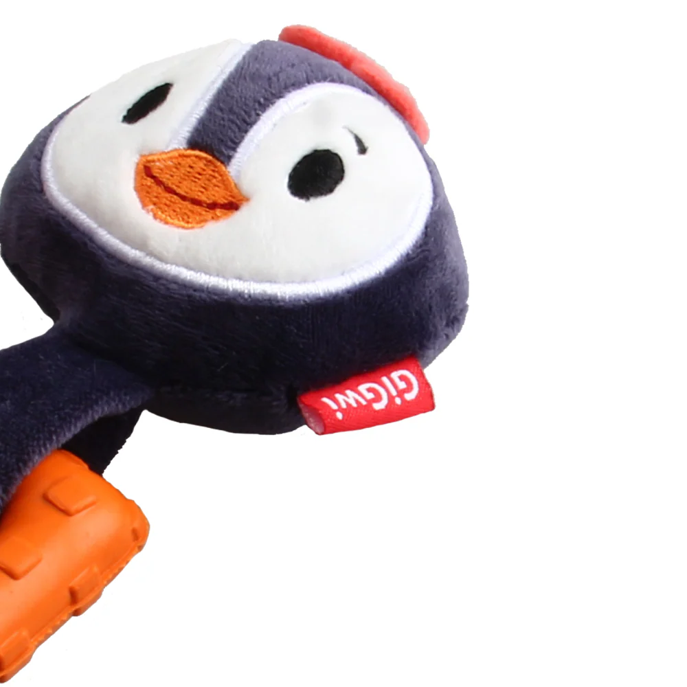 GiGwi Suppa Puppa Penguin Squeaker inside Plush TPR Toy for Dogs - Image 5