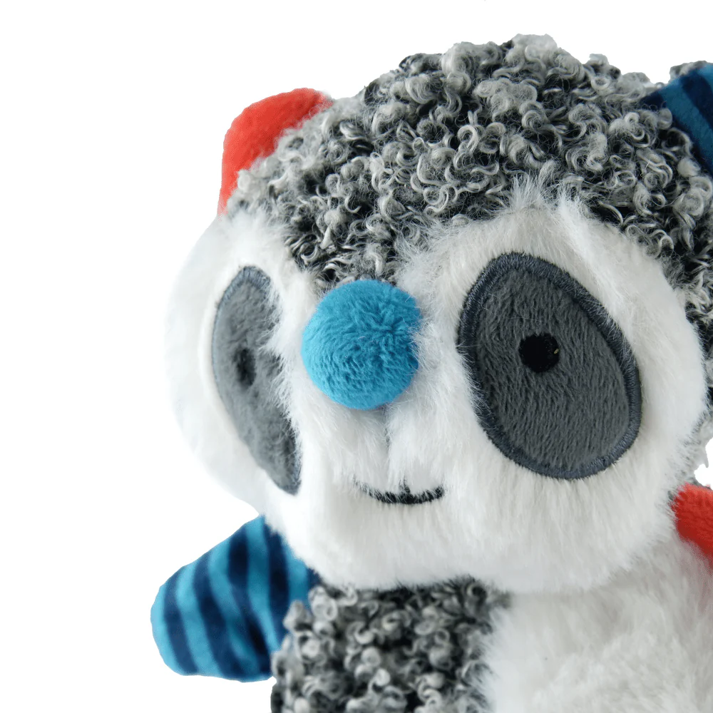 GiGwi Suppa Puppa Racoon Squeaker & Crinkle inside Toy for Dogs - Image 4