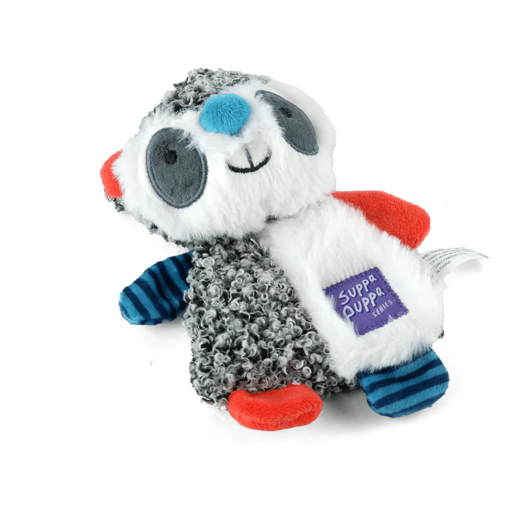 GiGwi Suppa Puppa Racoon Squeaker & Crinkle inside Toy for Dogs - Image 6