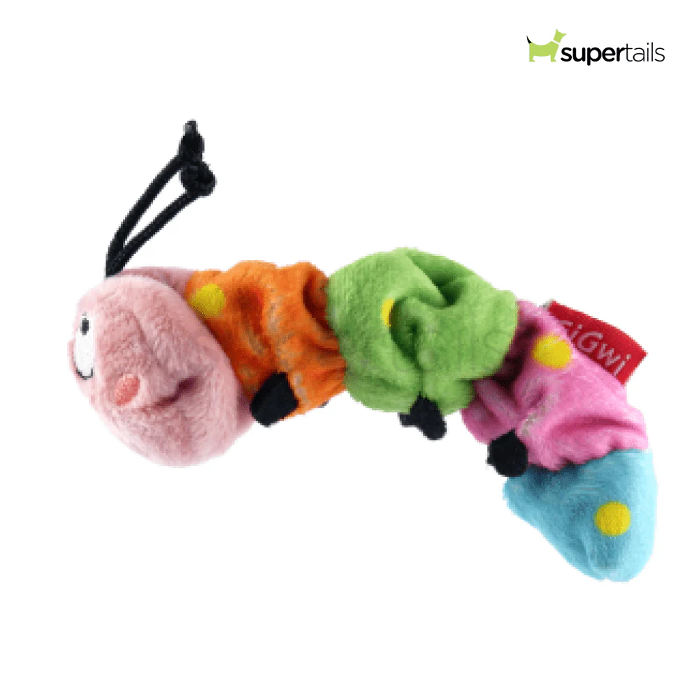 GiGwi Thirsty Catnip Caterpillar filled with 100% Organic Catnip Toy for Cats - Image 4