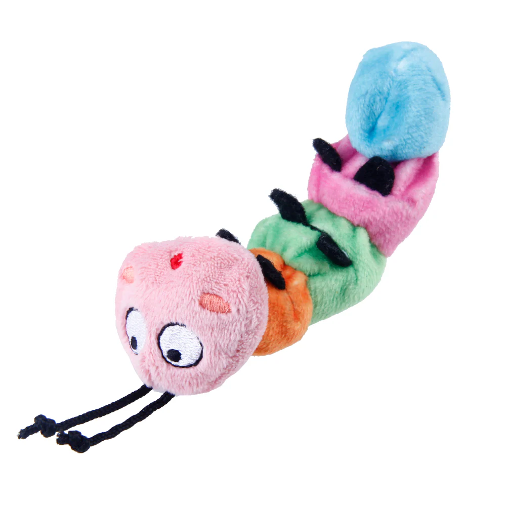 GiGwi Thirsty Catnip Caterpillar filled with 100% Organic Catnip Toy for Cats - Image 8