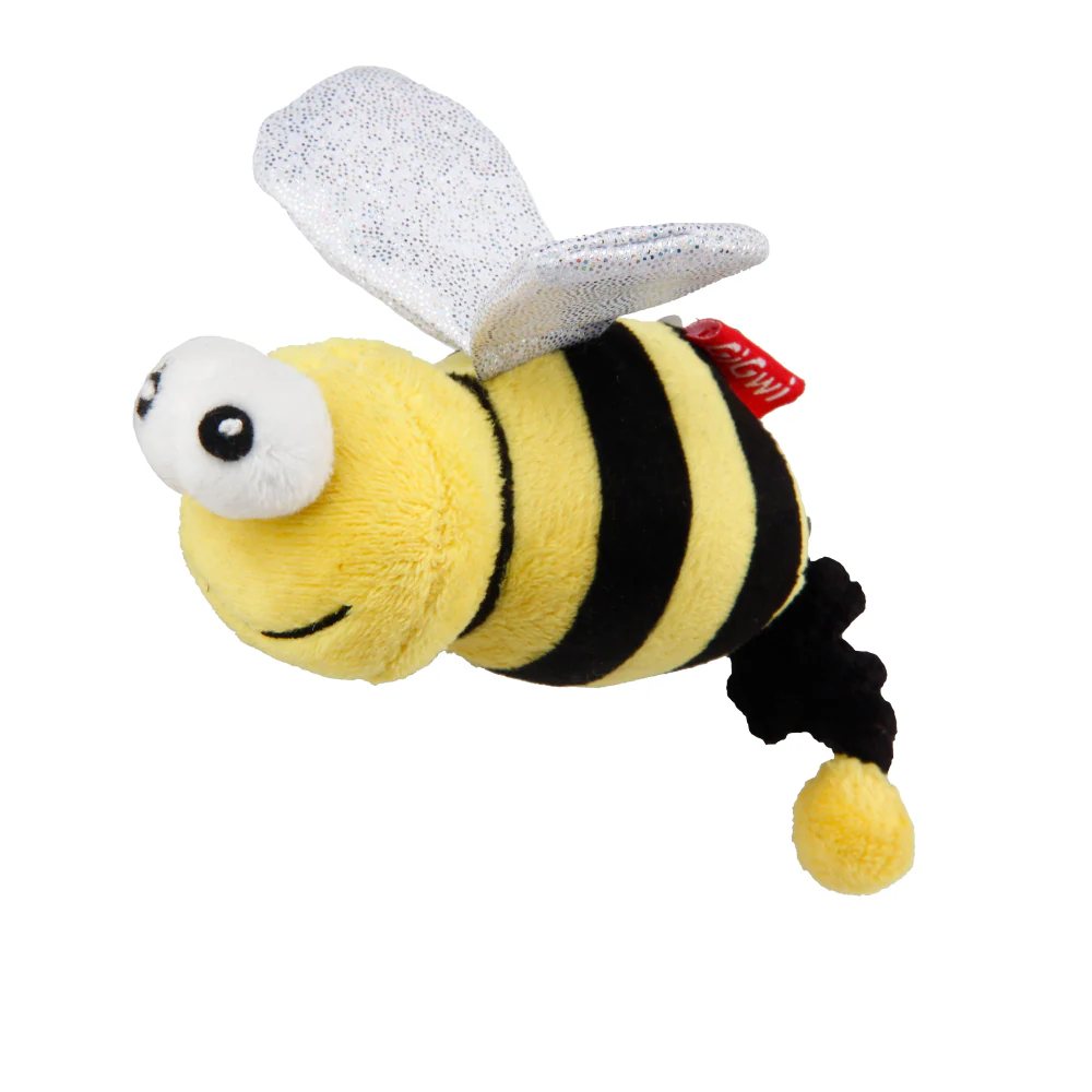 GiGwi Vibrating Running Bee with Catnip inside Toy for Cats (Yellow) - Image 3