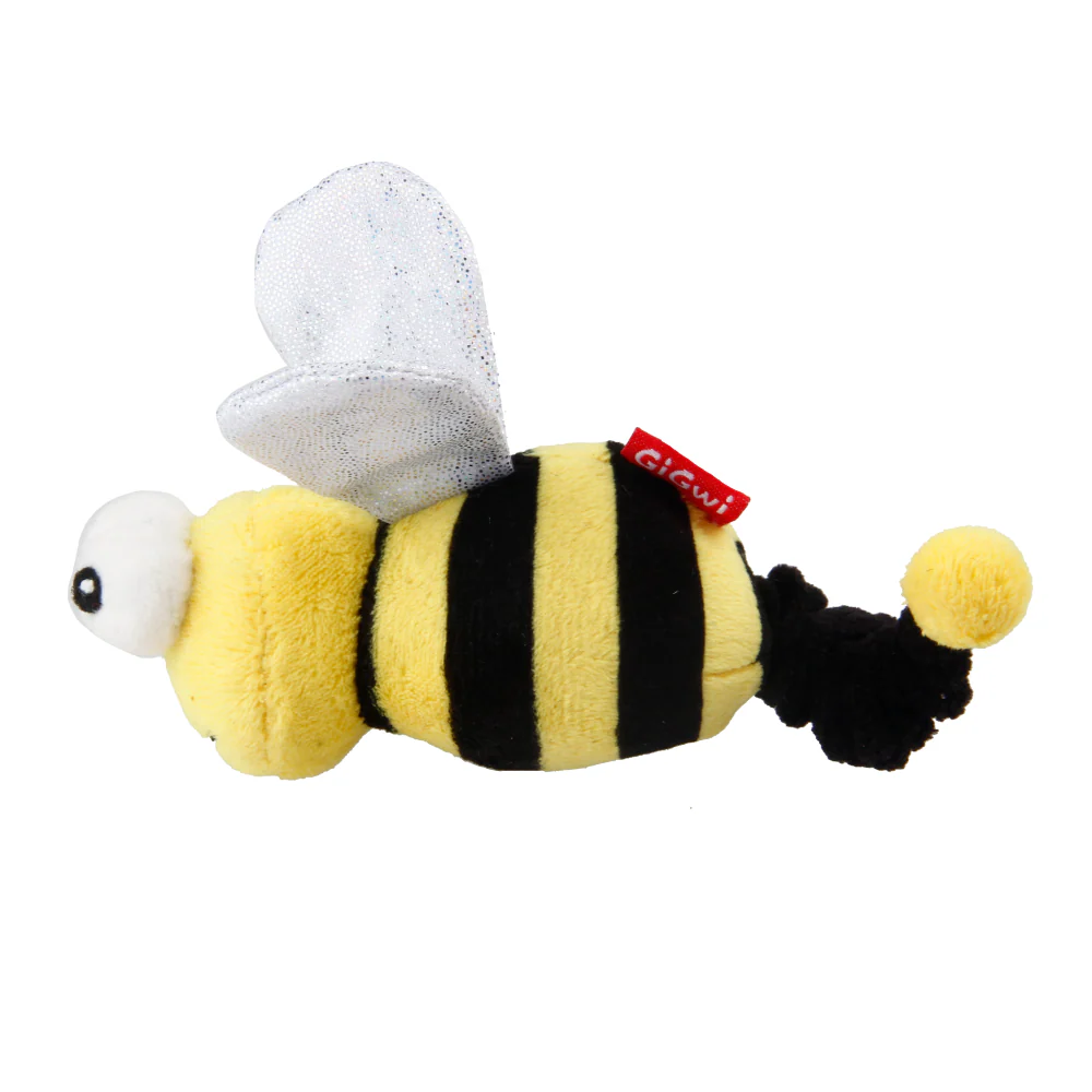 GiGwi Vibrating Running Bee with Catnip inside Toy for Cats (Yellow) - Image 4
