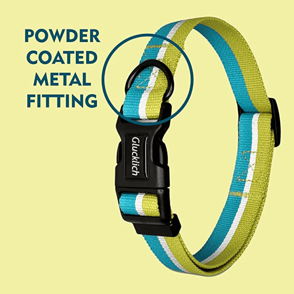 Glucklich Everyday Reflective Collar for Dogs (Mint Green) - Image 3