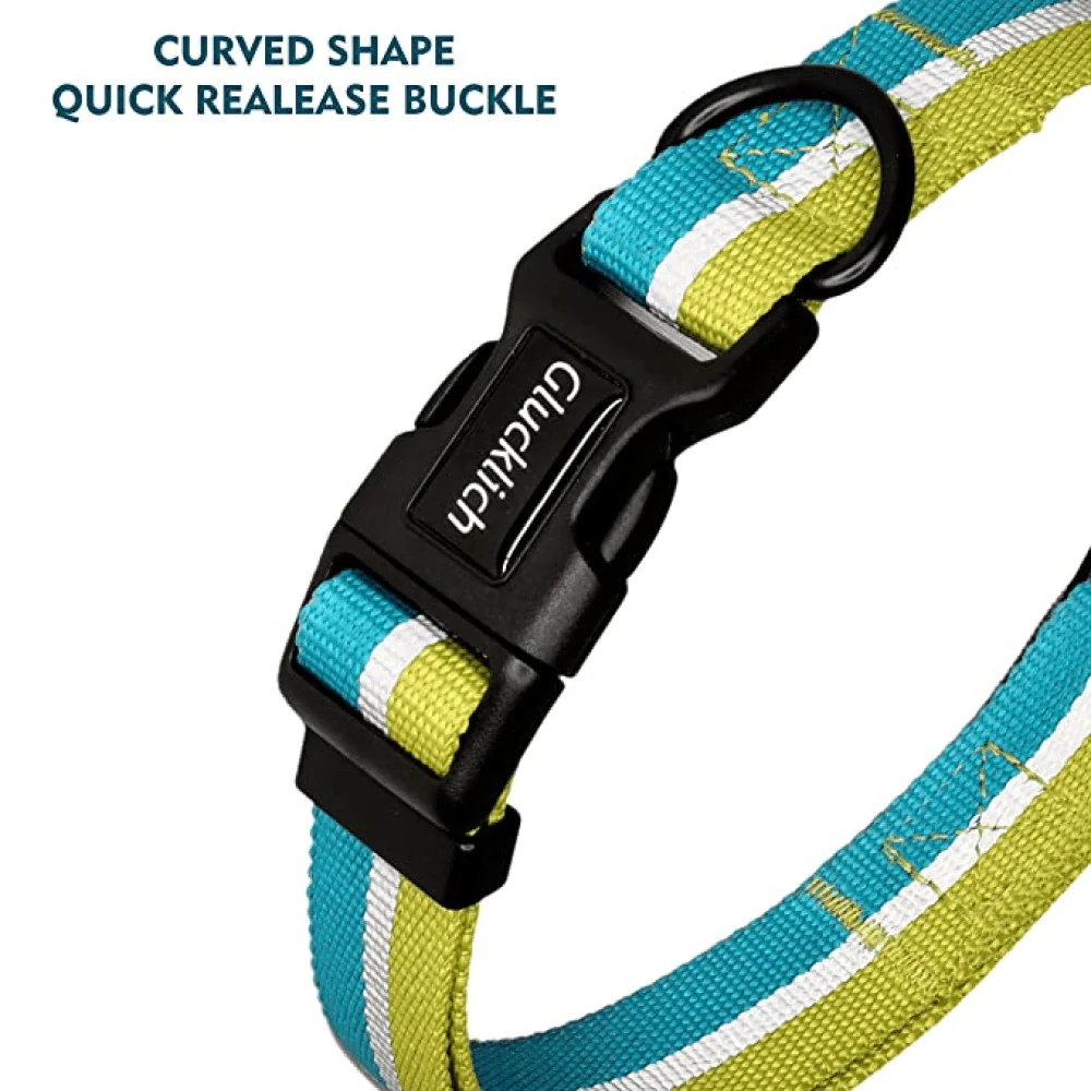 Glucklich Everyday Reflective Collar for Dogs (Mint Green) - Image 4