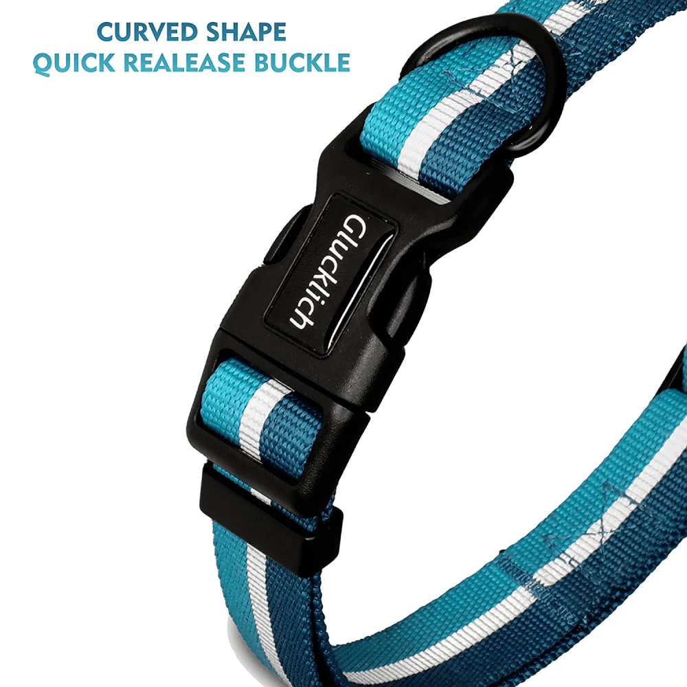 Glucklich Everyday Reflective Collar for Dogs (Sea Green) - Image 3