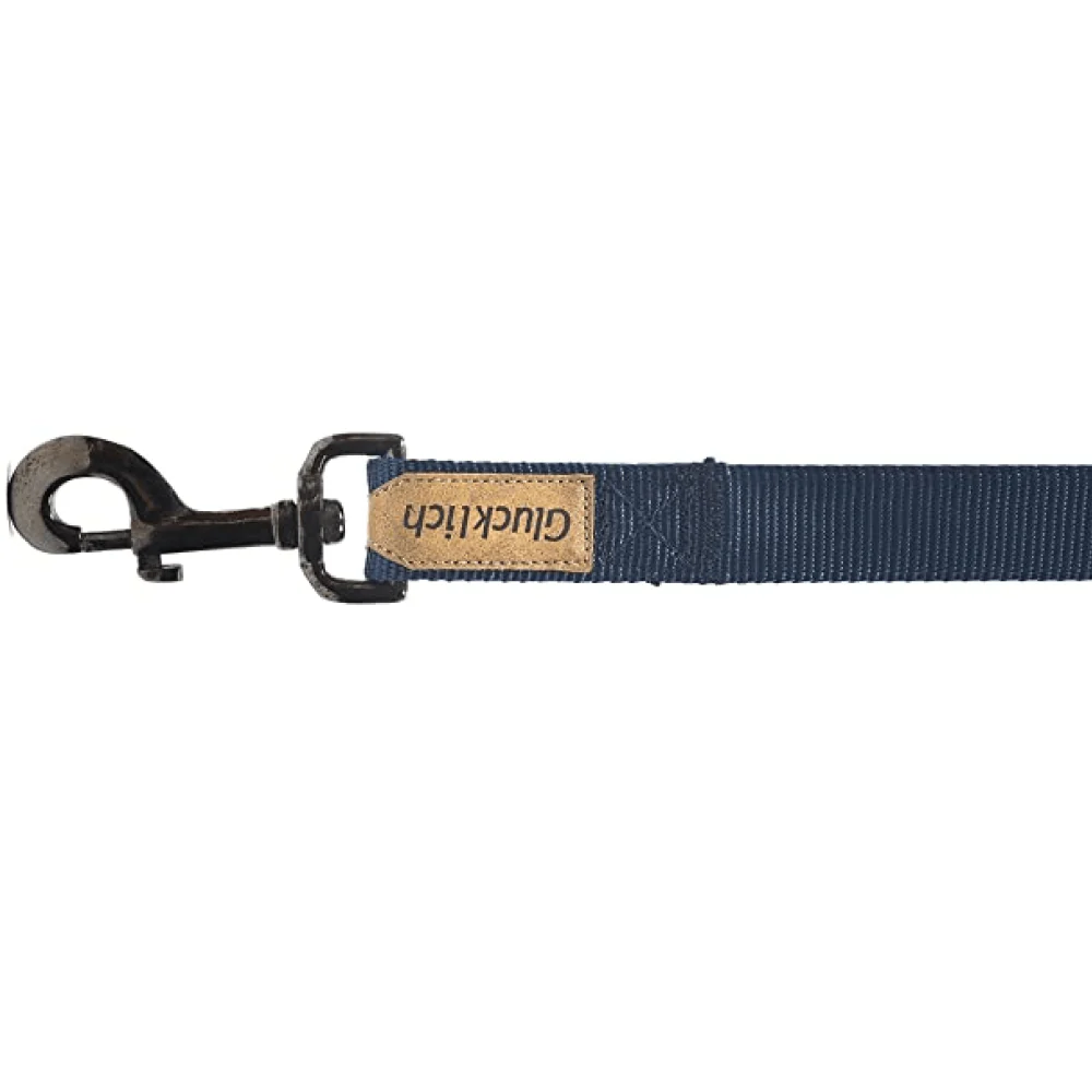 Glucklich Heavy Duty Printed Leash for Dogs (5ft Navy Blue) - Image 6