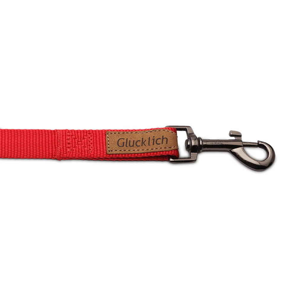 Glucklich Heavy Duty Printed Leash for Dogs (5ft Red) - Image 3