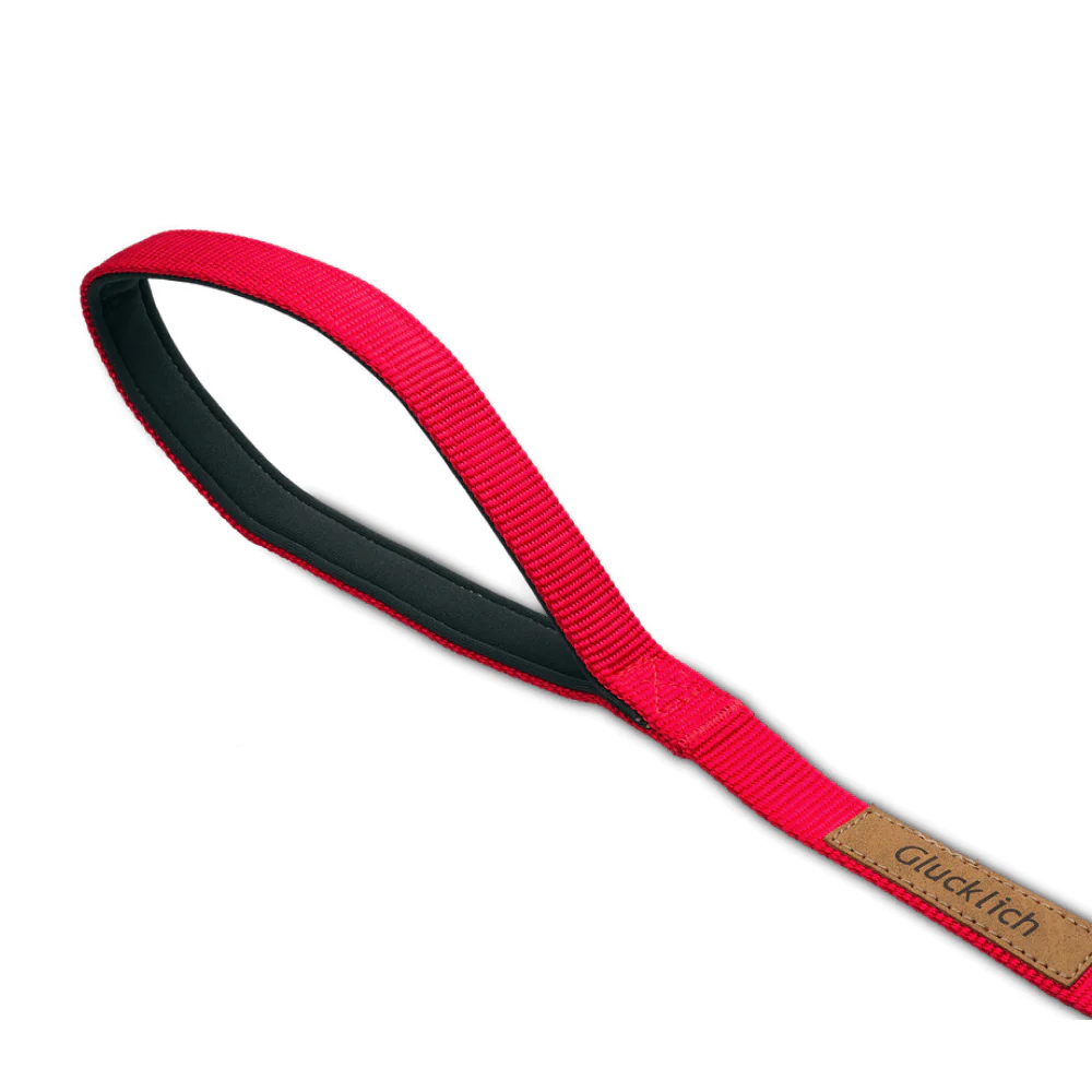 Glucklich Heavy Duty Printed Leash for Dogs (5ft Red) - Image 4