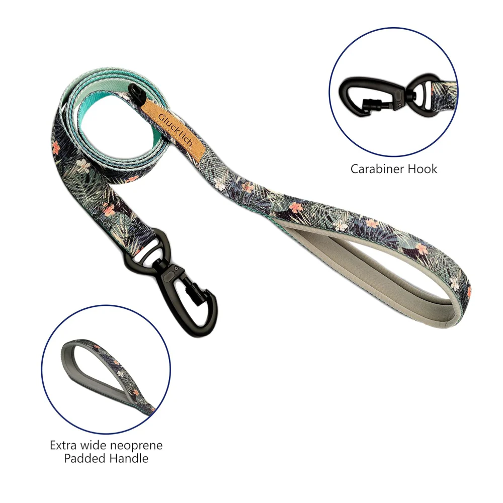 Glucklich Heavy Duty Printed Leash for Dogs (Green Forest) - Image 4