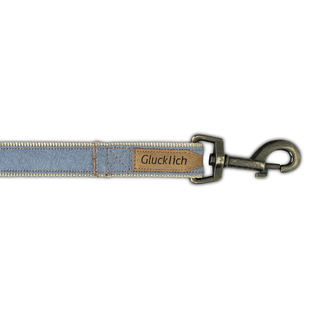 Glucklich Heavy Duty Printed Leash for Dogs (Light Blue) - Image 6