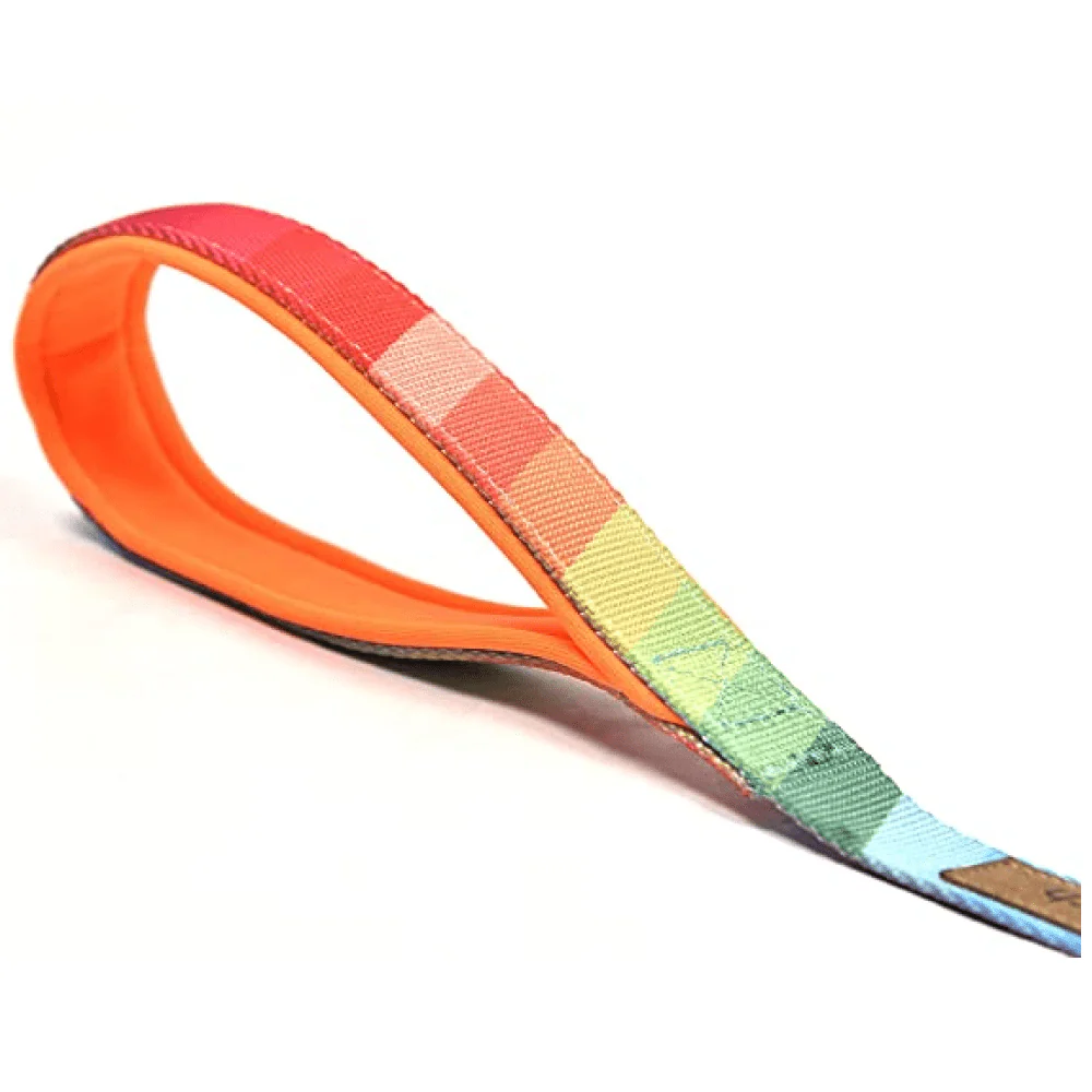 Glucklich Heavy Duty Printed Leash for Dogs (Rainbow) - Image 5
