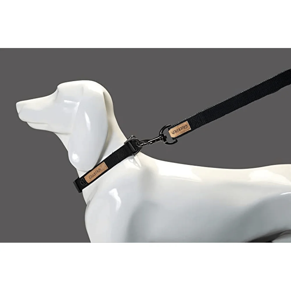 Glucklich Pet Essentials Classic Nylon Collar for Dogs (Black) - Image 6