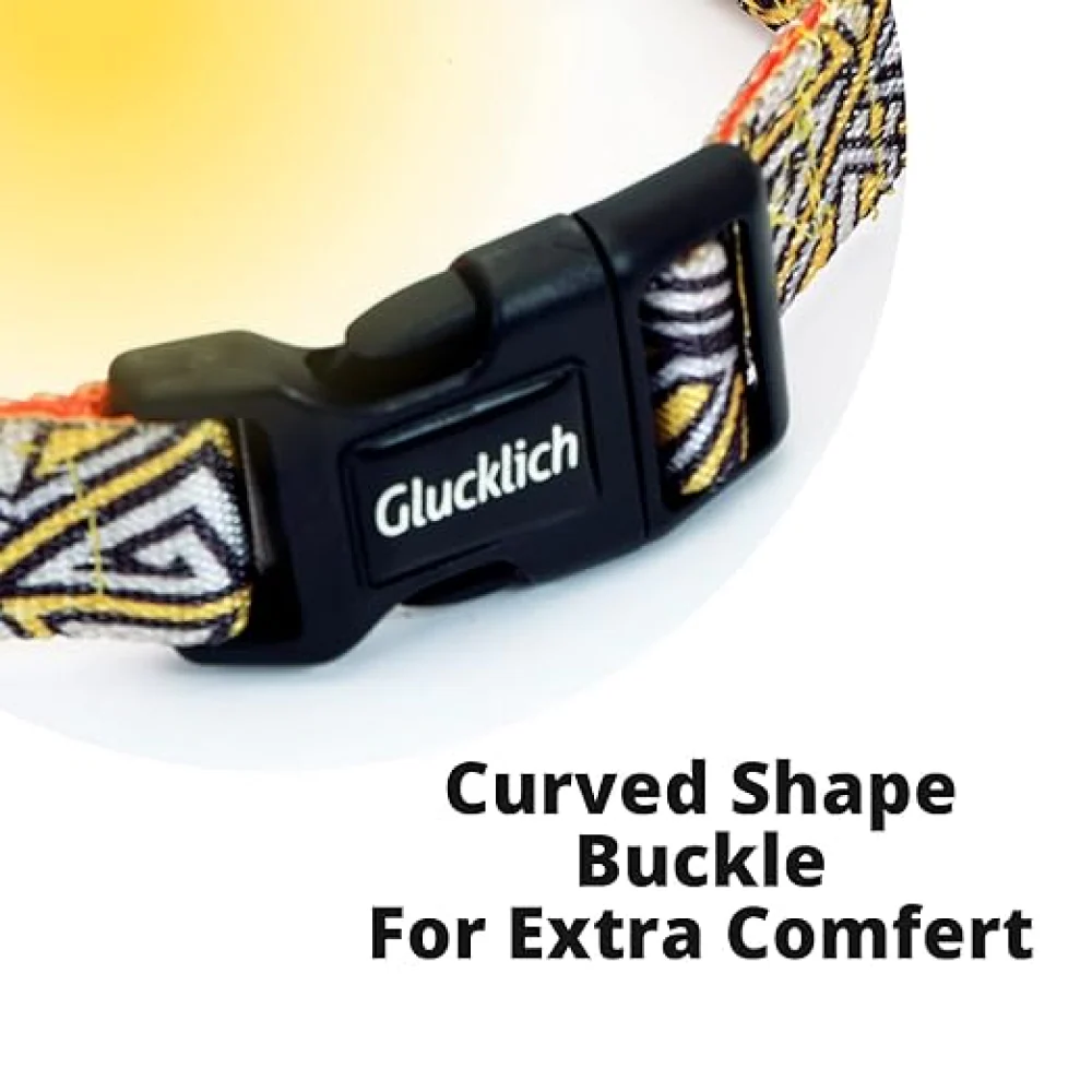 Glucklich Martingale Printed Adjustable Collar for Dogs (New Cadillac) - Image 4