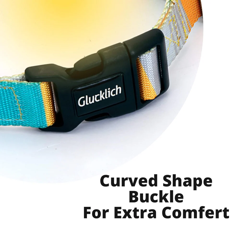 Glucklich Martingale Printed Adjustable Collar for Dogs (Cadillac) - Image 4