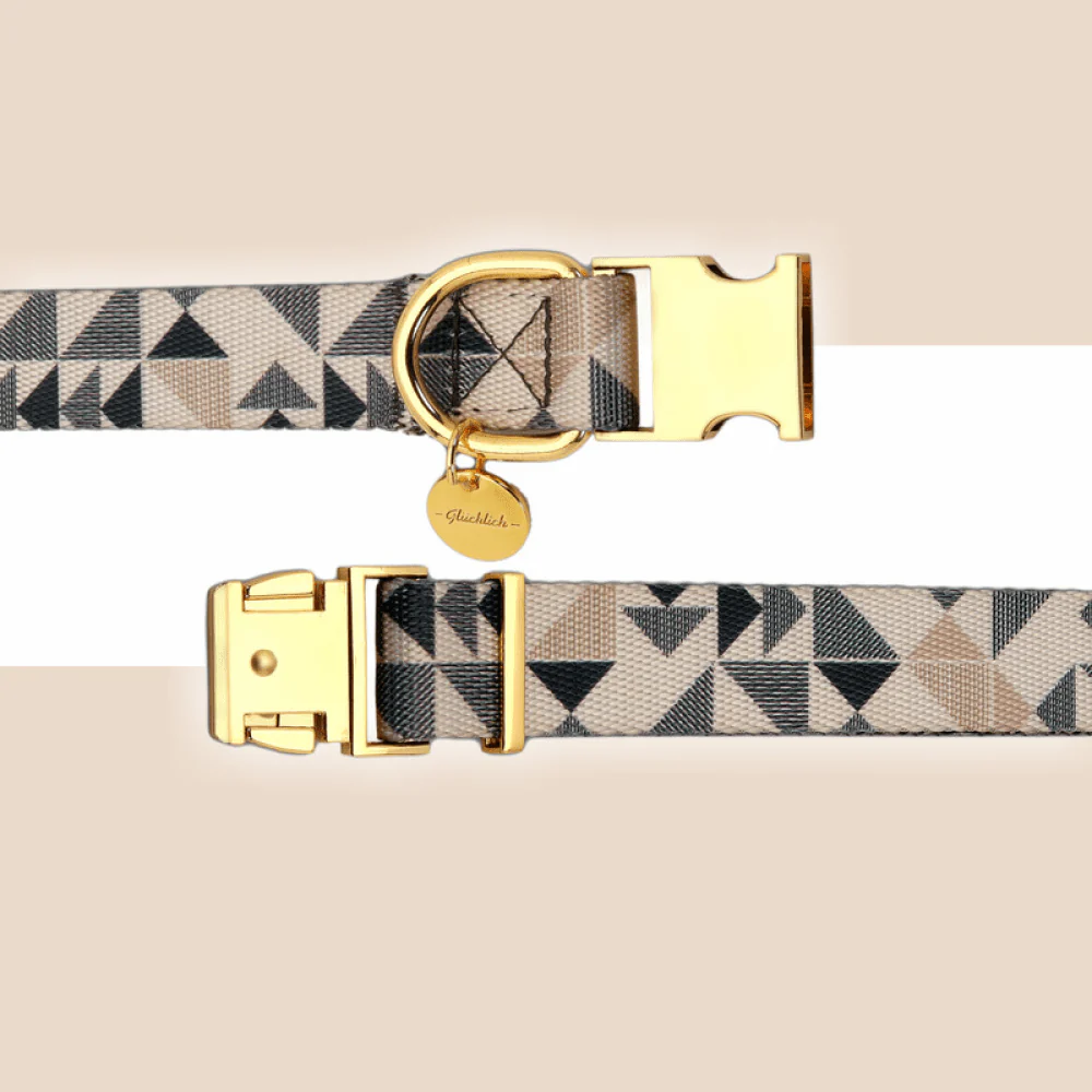 Glucklich Printed Polyester Adjustable Pet Collar for Dogs (Ohio) - Image 3