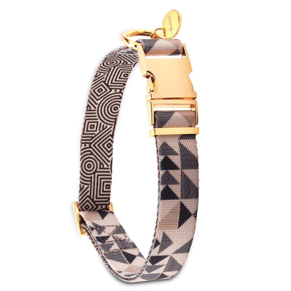 Glucklich Printed Polyester Adjustable Pet Collar for Dogs (Ohio) - Image 5