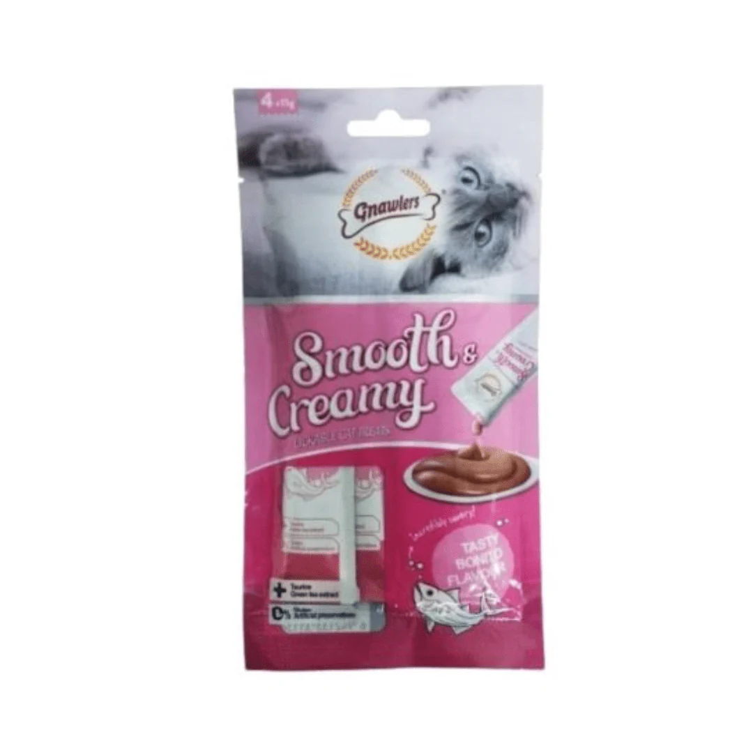 Gnawlers Bonito Flavour Creamy Cat Treats - Image 2