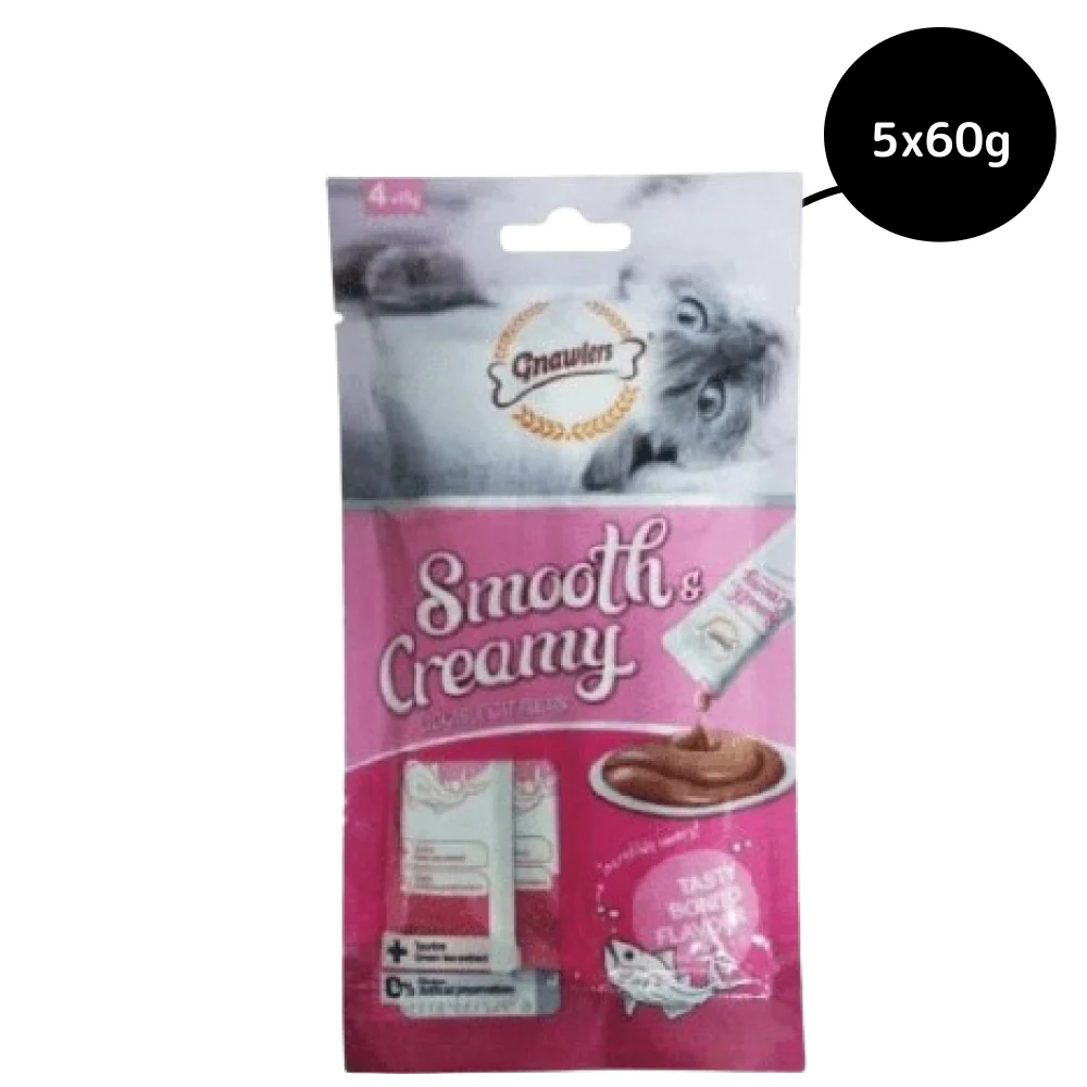 Gnawlers Bonito Flavour Creamy Cat Treats - Image 3