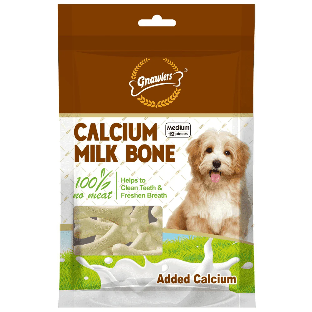 Gnawlers Calcium Milk Bone Dog Treats - Image 2
