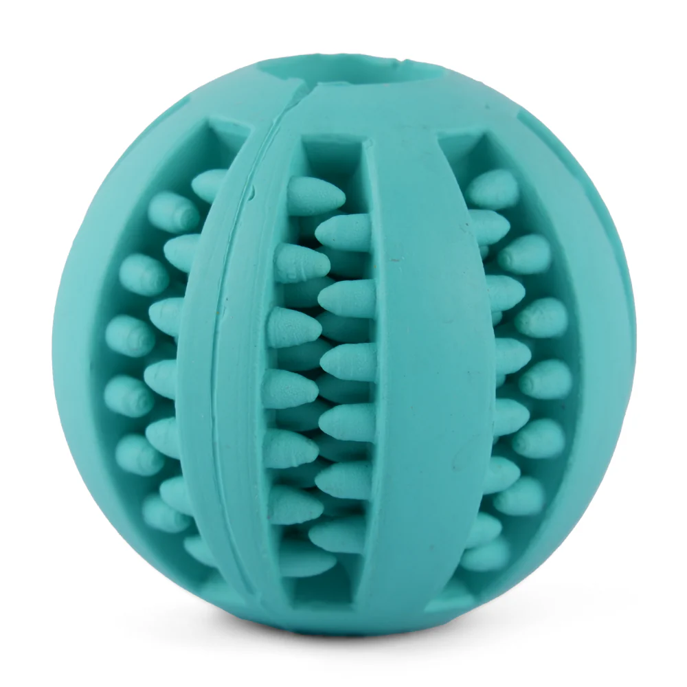 Gnawlers Calcium Milk Bone Treats, Fofos Carrot Treat Toy and Trixie Denta Fun Ball Mint Flavour Natural Rubber Toy Combo for Dogs - Image 9
