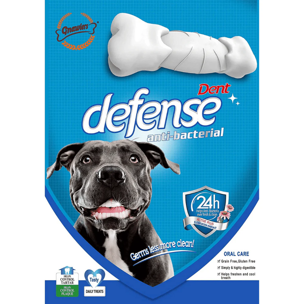 Gnawlers Defense Dent Dental Care Chew Bones For Dogs - Image 3