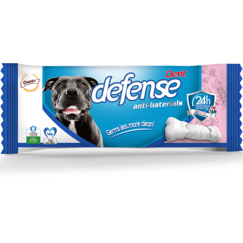 Gnawlers Defense Dent Dental Care Chew Bones For Dogs - Image 2