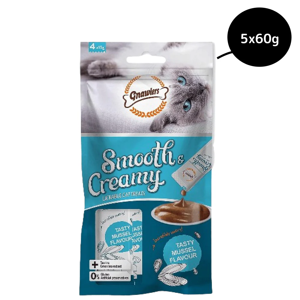 Gnawlers Mussel Flavour Creamy Cat Treats - Image 4