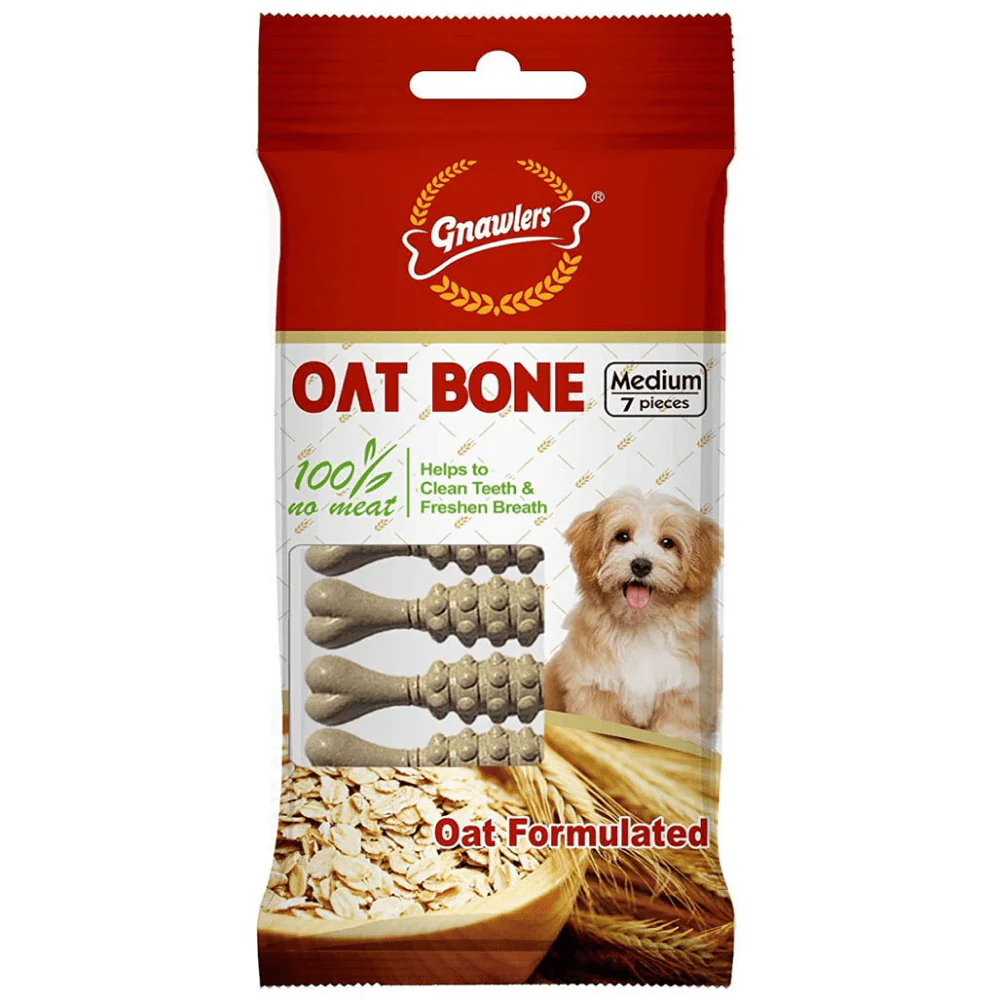 Gnawlers Oat Bone Dog Treats - Image 2