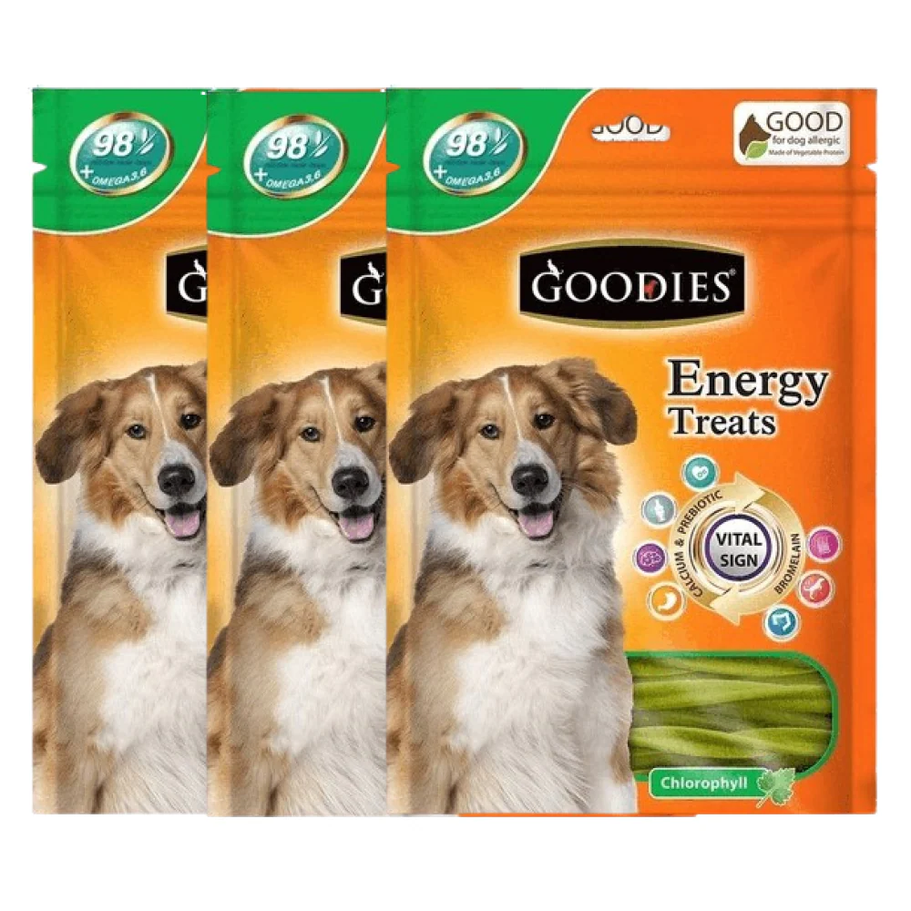 Goodies Energy Treats Chlorophyll Flavoured Dog Treats - Image 2