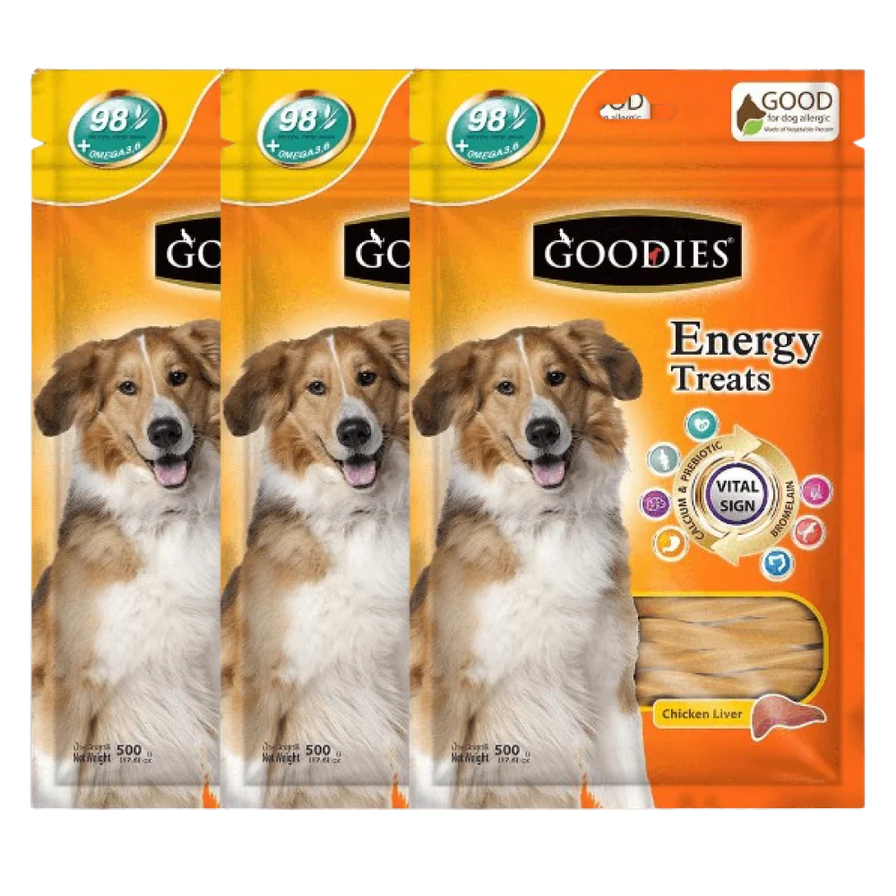 Goodies Energy Treats Liver Flavoured Dog Treats - Image 3