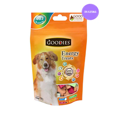 Goodies Energy Treats Mixed Flavour Bone Shaped Dog Treats - Image 6