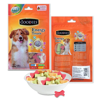Goodies Energy Treats Mixed Flavour Bone Shaped Dog Treats - Image 7