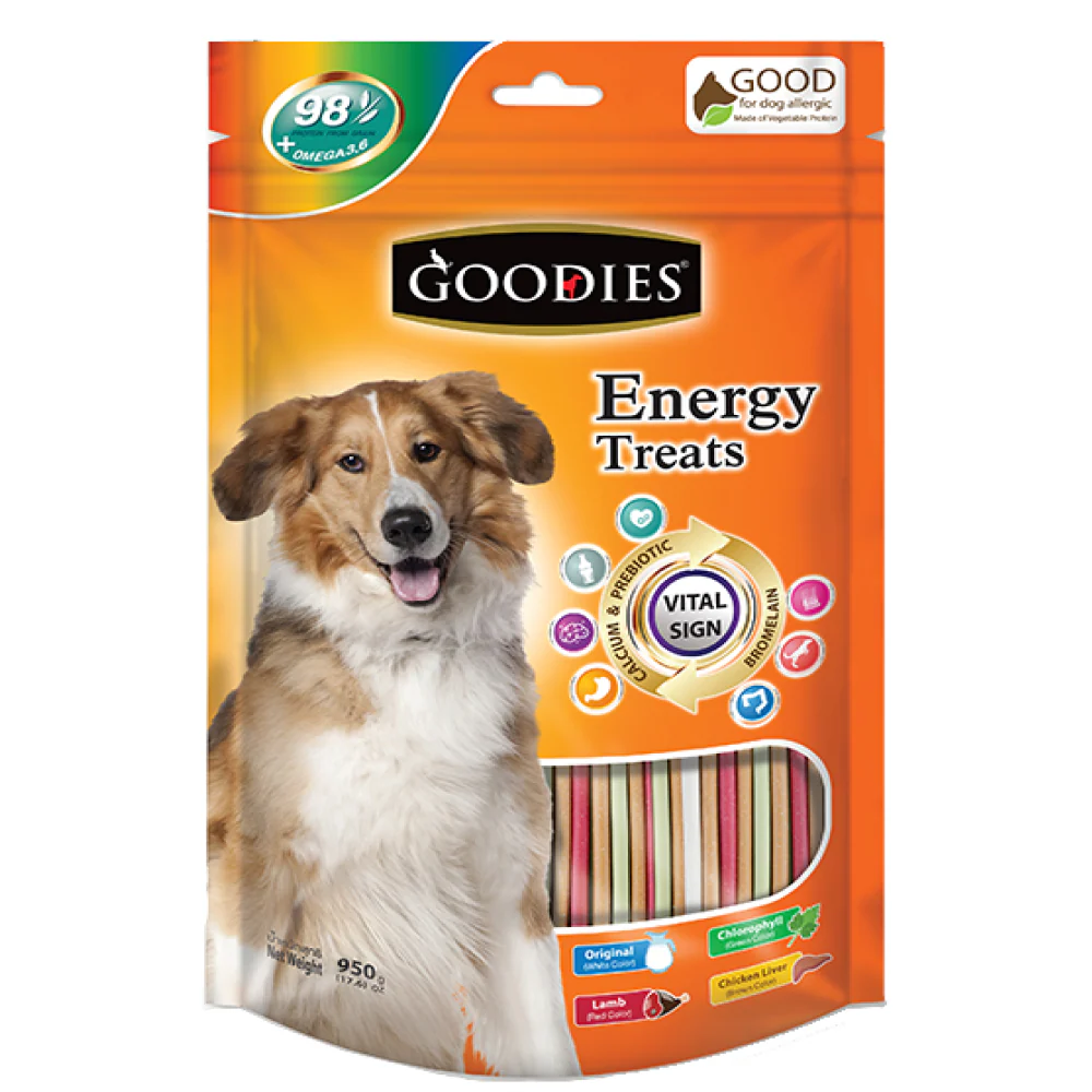 Goodies Energy Treats Mixed Flavour Stick Dog Treats - Image 3