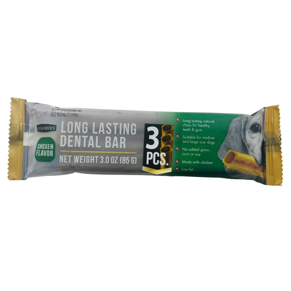 Goodies Long Lasting Dental Bar Chicken Dog Treats - Image 4