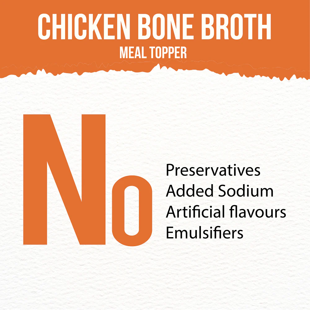 Goofy Tails Chicken Bone Broth Dog for X Small & Small Dogs 25ml (Pack of 15) - Image 3