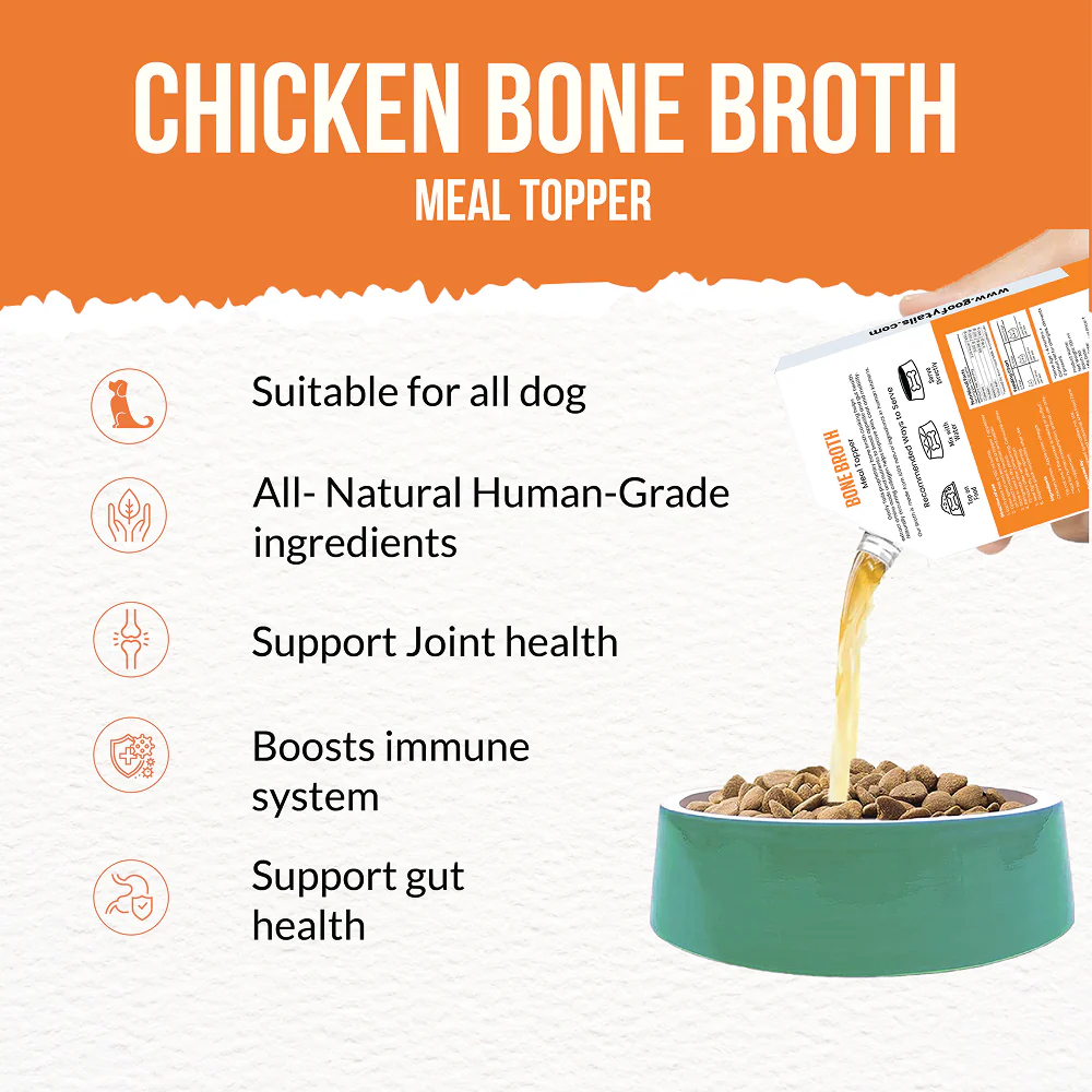 Goofy Tails Chicken Bone Broth Dog for X Small & Small Dogs 25ml (Pack of 15) - Image 8