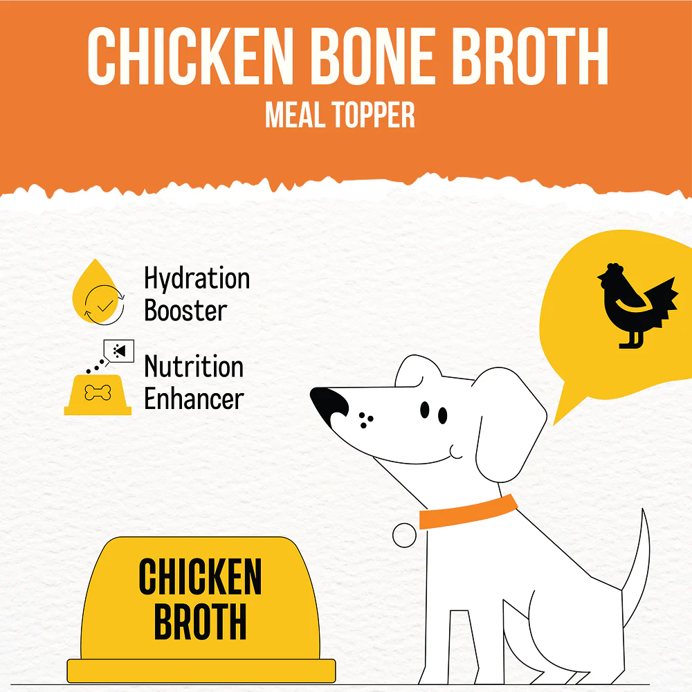 Goofy Tails Chicken Bone Broth Dog for X Small & Small Dogs 25ml (Pack of 15) - Image 9