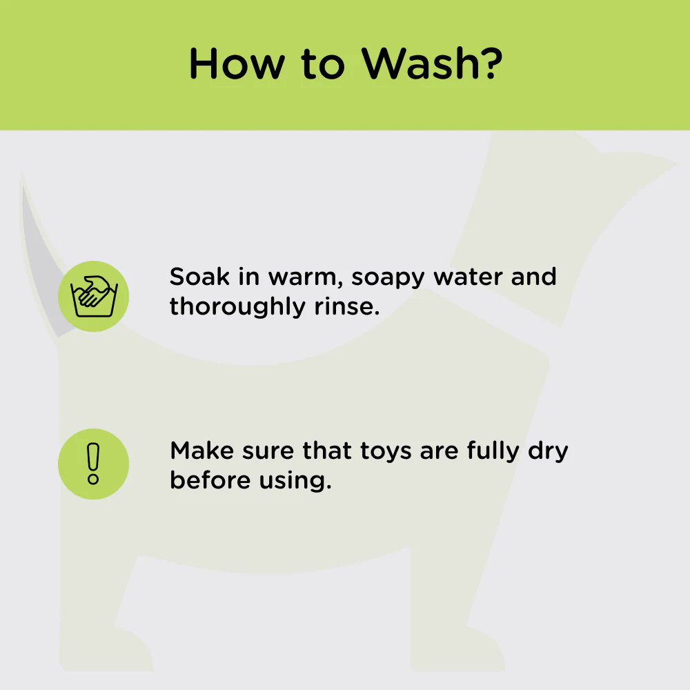 Goofy Tails Classic Interactive Rubber Bone Toy for Dogs (Blue) - Image 4