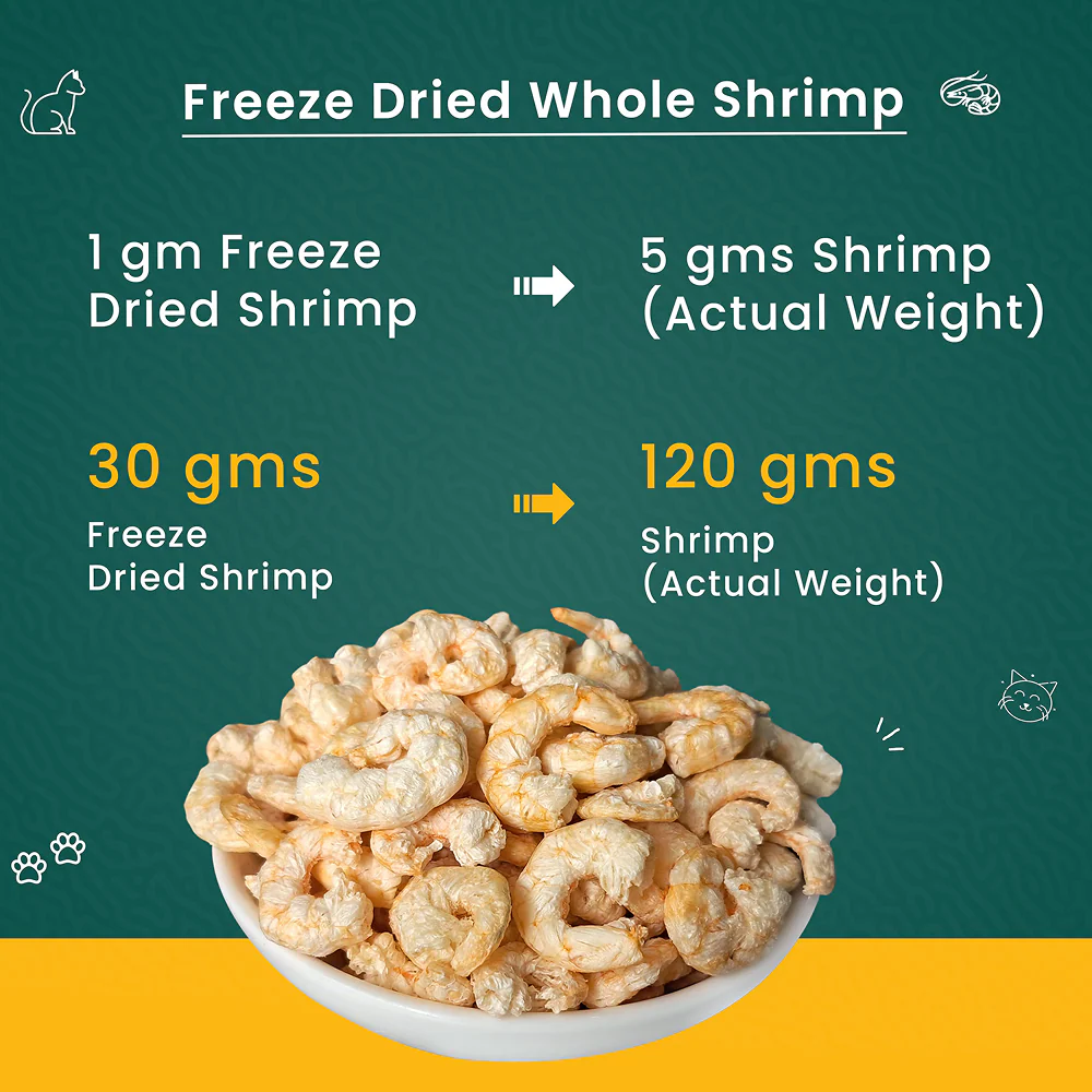 Goofy Tails Freeze Dried Shrimp Cat Treats - Image 10