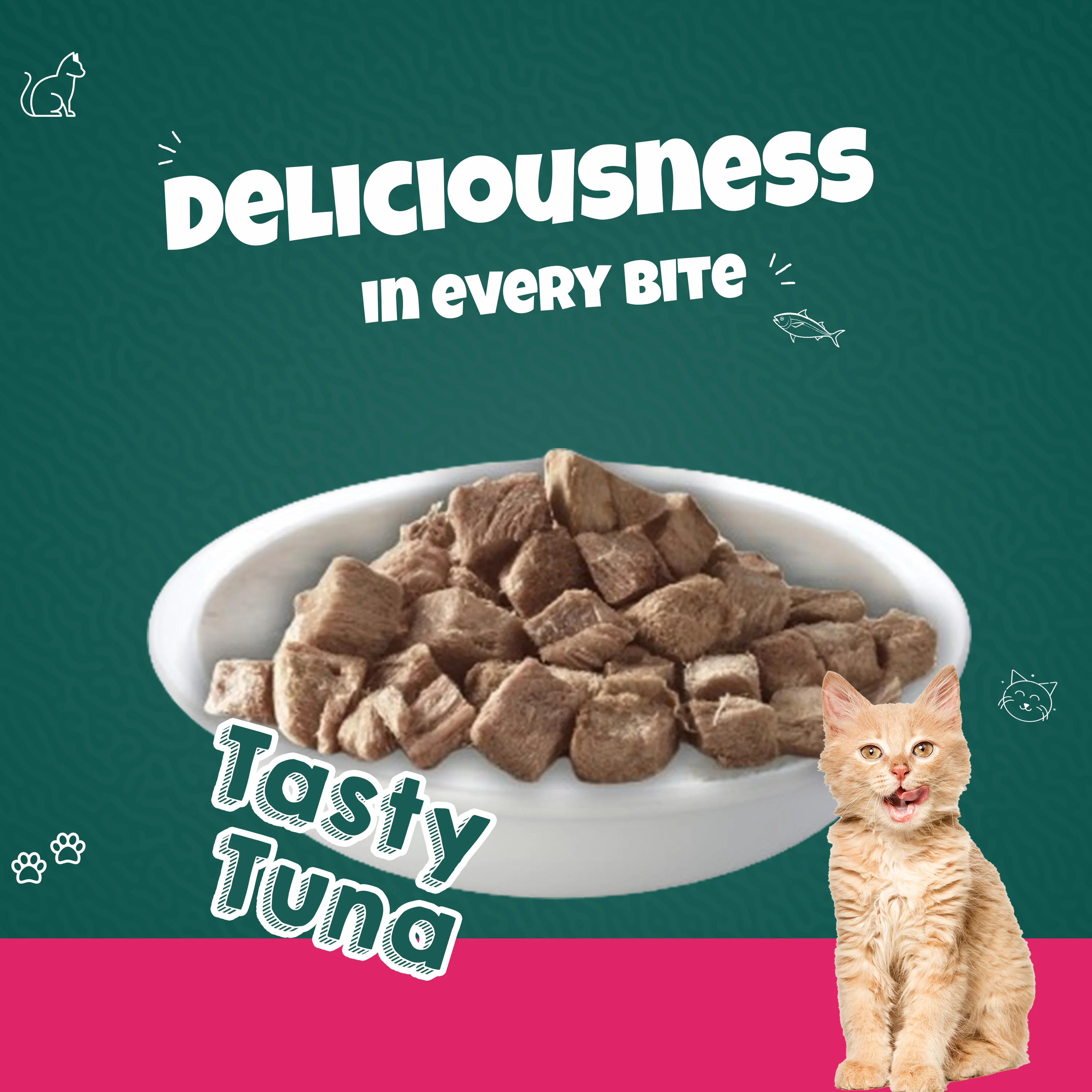 Goofy Tails Freeze Dried Tuna Cat Treats - Image 6
