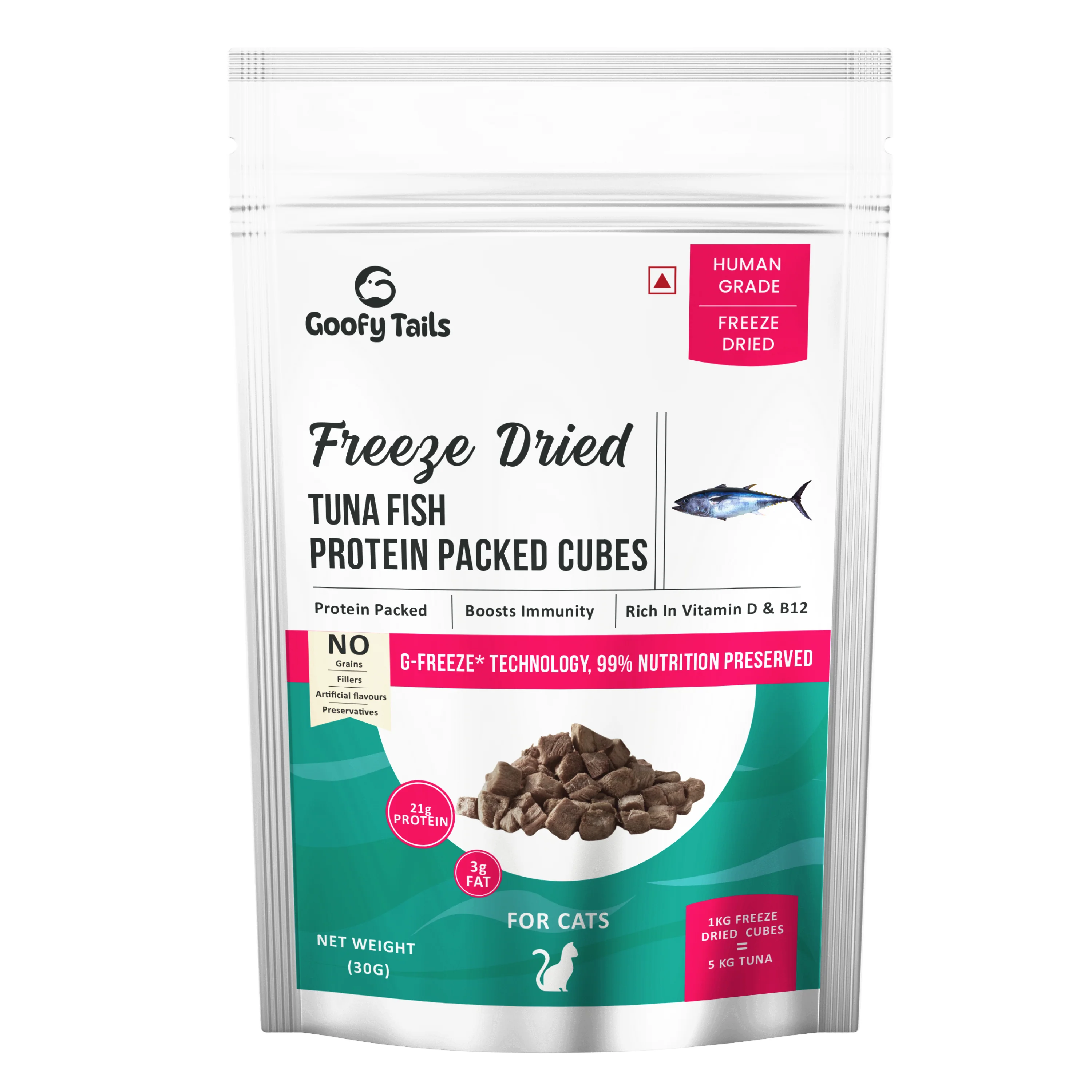 Goofy Tails Freeze Dried Tuna Cat Treats - Image 9