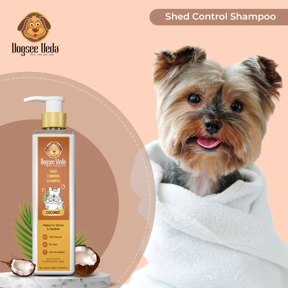 Goofy Tails Hard Squeaky Rubber Ball Toy and Dogsee Veda Shed Control Coconut Oil Shampoo for Dogs Combo - Image 12