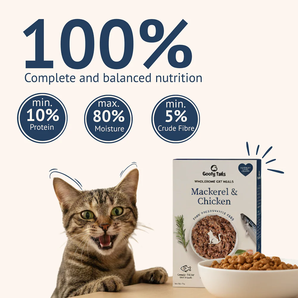 Goofy Tails Mackerel & Chicken Cat Meals - Image 4