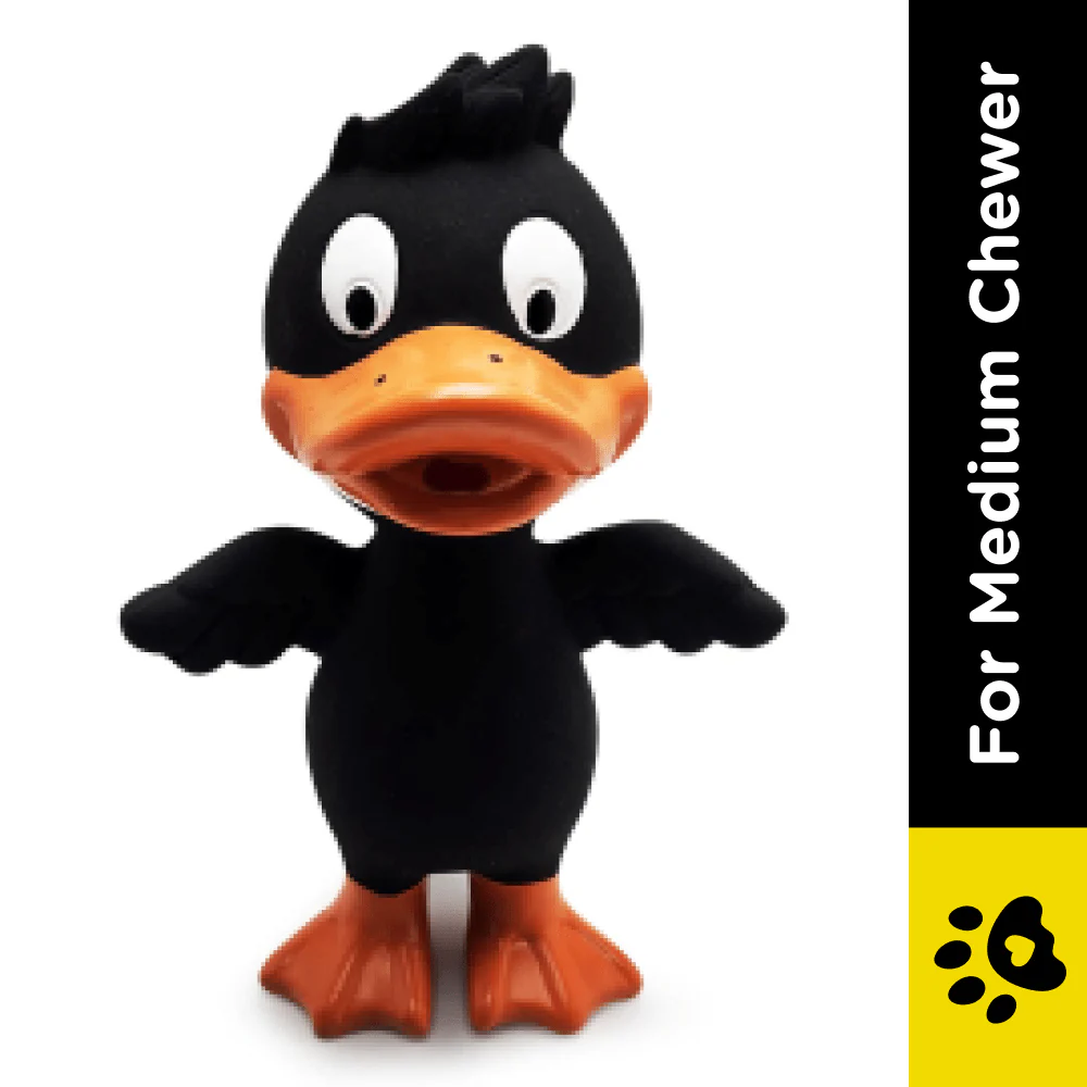 Goofy Tails Latex Squeaky Duck Toy for Dogs - Image 2
