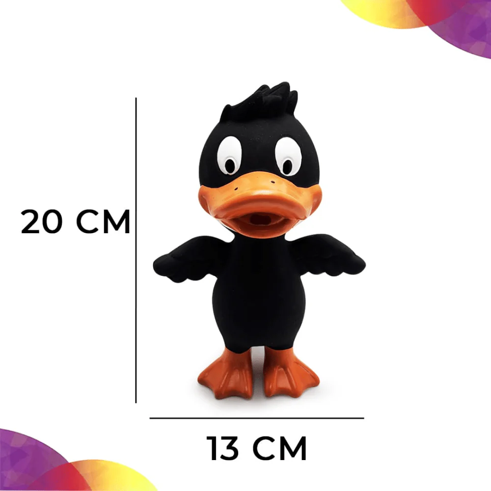 Goofy Tails Latex Squeaky Duck Toy for Dogs - Image 6